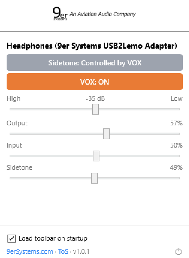 USB2x Toolbar on Windows