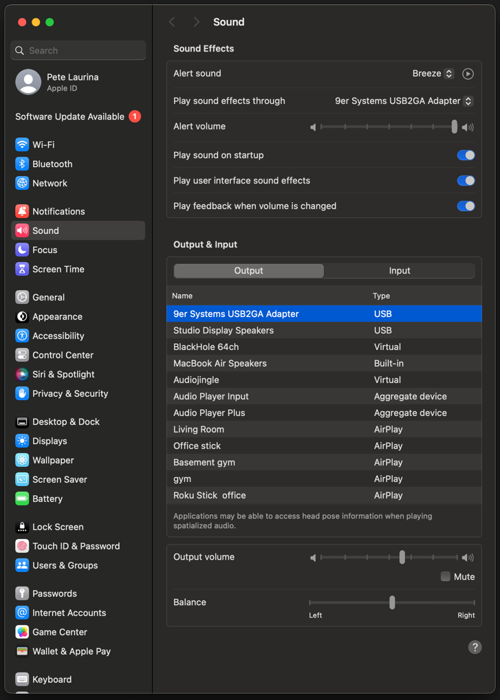 mac sound settings