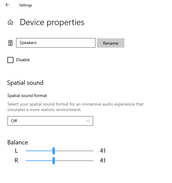 adjusting channel balance on windows