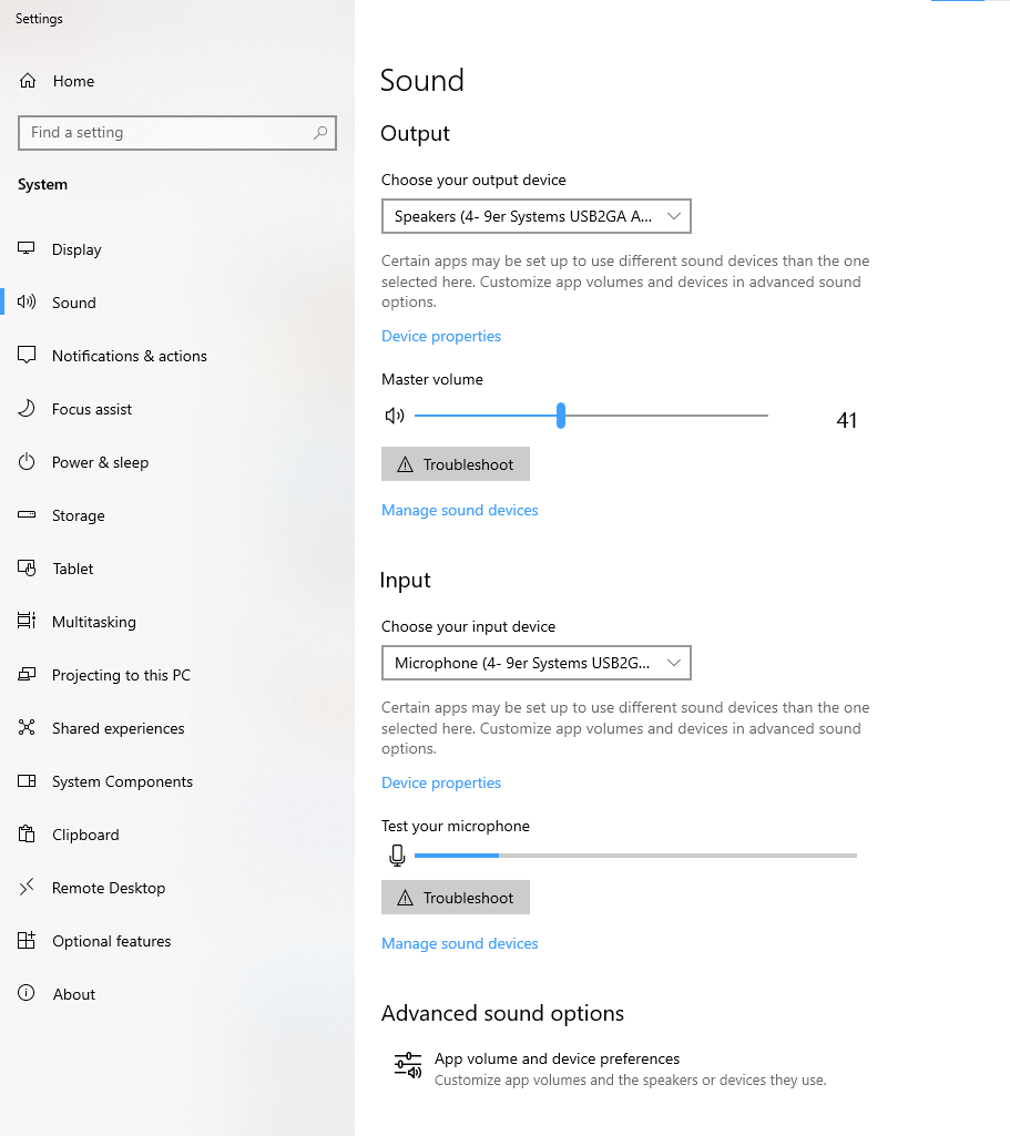windows sound settings