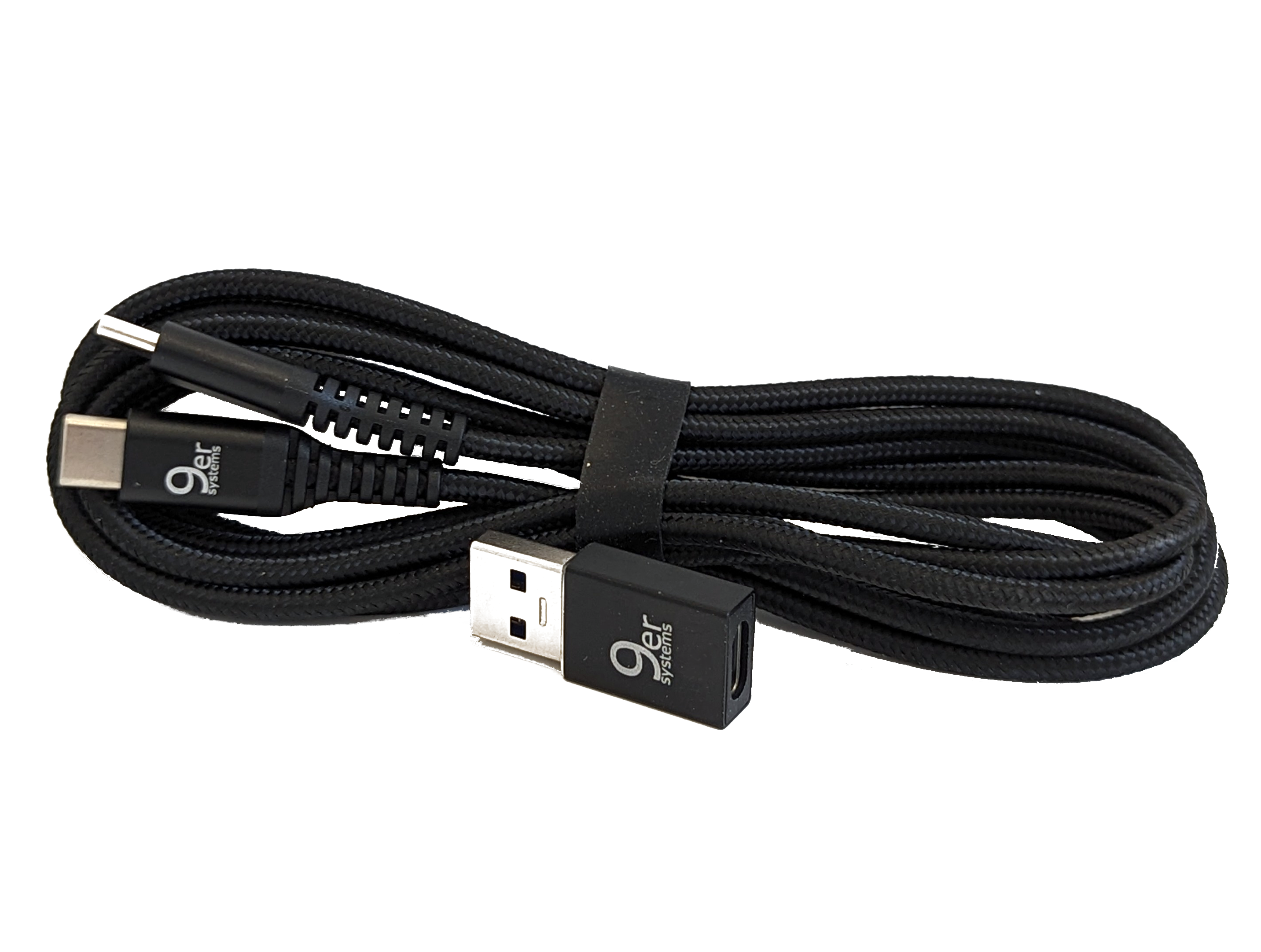 USB2Lemo with cable and Type-A adapter